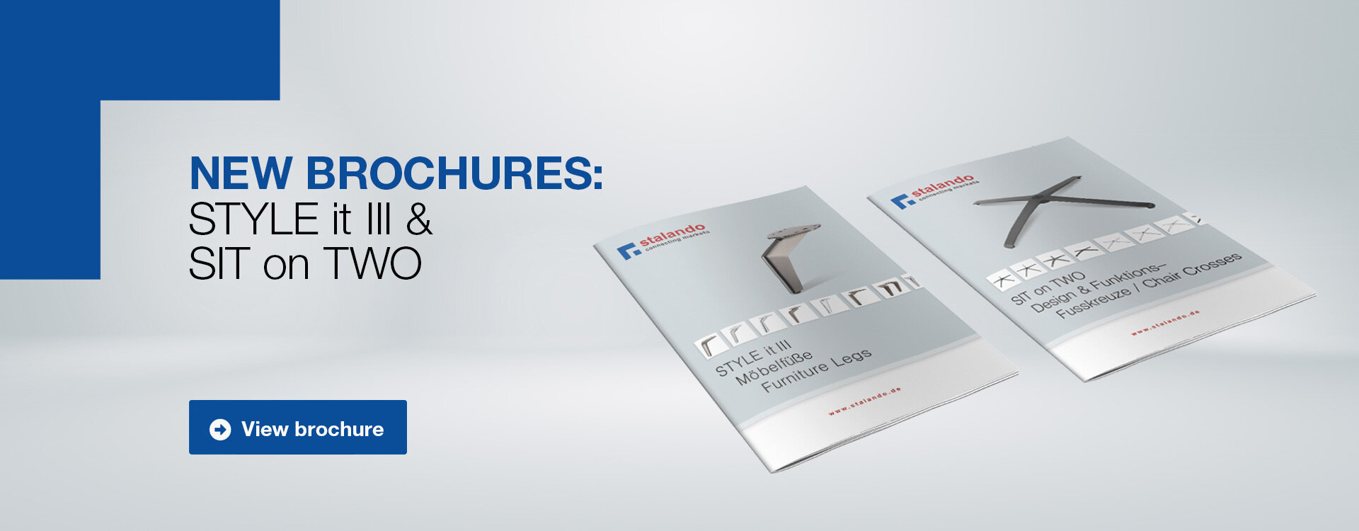 stalando product catalogues STYLE it III and SIT on TWO